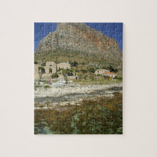 Europa, Griekenland, Peloponnesos, Monemvasia. De Legpuzzel