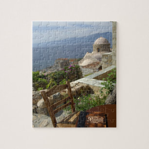 Europa, Griekenland, Peloponnesos, Monemvasia (één Legpuzzel