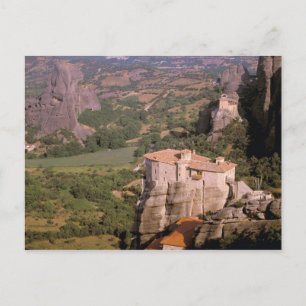 Europa, Griekenland, Thessalië, Meteora, Kastraki. Briefkaart