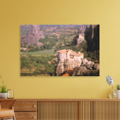 Europa, Griekenland, Thessalië, Meteora, Kastraki. Canvas Afdruk (Insitu (Woonkamer))