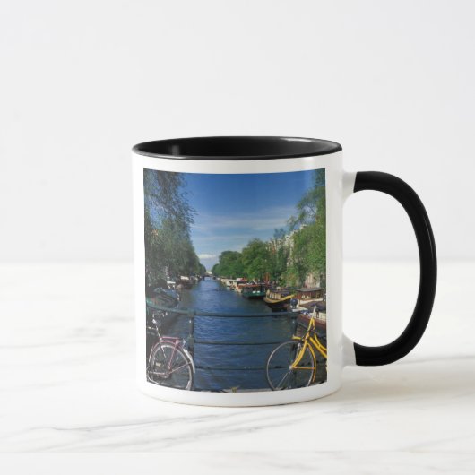 Europa, Holland, Amsterdam, gele fiets en Mok (Rechts)