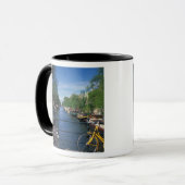 Europa, Holland, Amsterdam, gele fiets en Mok (Voorkant links)