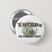 Europa Ice Vissen Team Ronde Button 5,7 Cm (Voorkant /achterkant)
