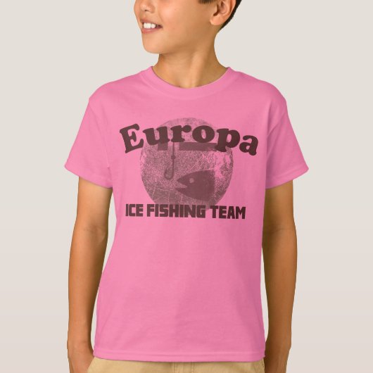 Europa Ice Vissen Team T-shirt (Voorkant)