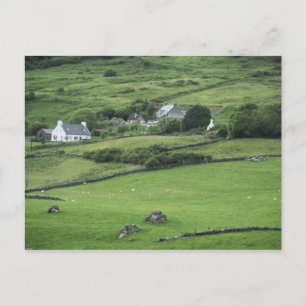 Europa, Ierland, County Kerry, Ring of Kerry. Briefkaart