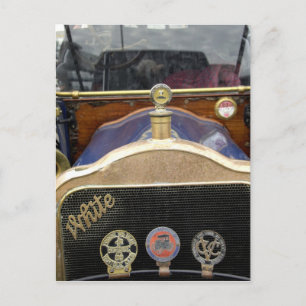 Europa, Ierland, Dublin. auto, wit 2 Briefkaart