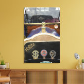 Europa, Ierland, Dublin.  auto, wit 2 Canvas Afdruk (Insitu (Woonkamer))