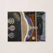 Europa, Ierland, Dublin.  auto, wit 2 Legpuzzel (Horizontaal)