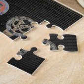 Europa, Ierland, Dublin.  auto, wit 2 Legpuzzel (Zijkant)