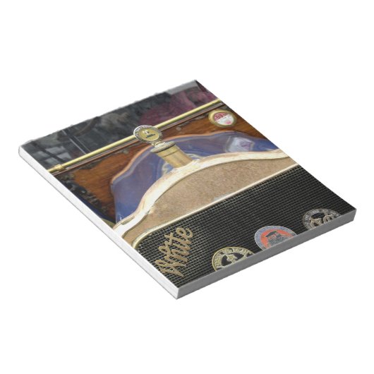 Europa, Ierland, Dublin. auto, wit 2 Notitieblok (Schuin)