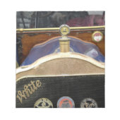 Europa, Ierland, Dublin. auto, wit 2 Notitieblok (Voorkant)