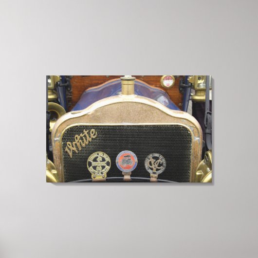 Europa, Ierland, Dublin.  auto, wit Canvas Afdruk (Voorkant)