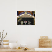 Europa, Ierland, Dublin.  auto, wit Poster (Keuken)