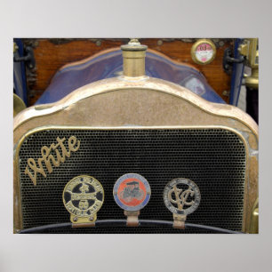 Europa, Ierland, Dublin.  auto, wit Poster