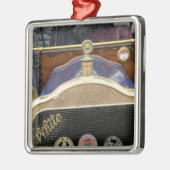 Europa, Ierland, Dublin. Oldtimer, Wit 2 Metalen Ornament (Links)