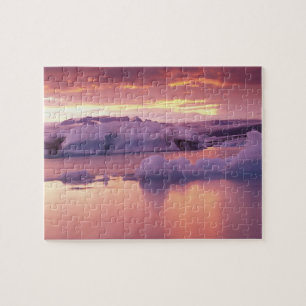 Europa, IJsland, Jokulsarlon lagune Legpuzzel