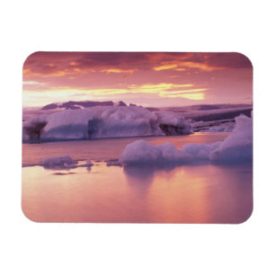 Europa, IJsland, Jokulsarlon lagune Magneet