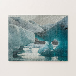 Europa, IJsland, JokUSArlon. IJsbergformaties Legpuzzel