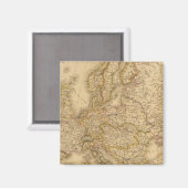 Europa in 1789 magneet (Voorkant / Achterkant)