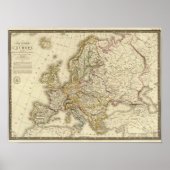 Europa in 1789 poster (Voorkant)