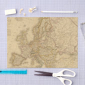 Europa in 1813 tissuepapier (Craft)