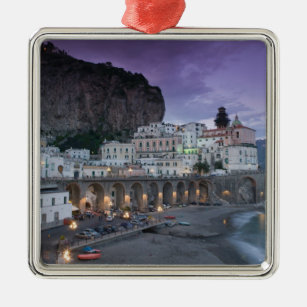 Europa, Italië, Campanië (kust van Amalfi) Atrani: Metalen Ornament