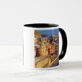 Europa, Italië, Cinque Terre. dorp Vernazza Mok (Voorkant rechts)