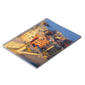 Europa, Italië, Cinque Terre. dorp Vernazza Notitieboek (Linkerzijde)