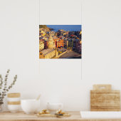 Europa, Italië, Cinque Terre. dorp Vernazza Poster (Keuken)