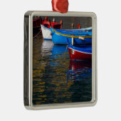 Europa, Italië, Cinque Terry, schepen in Vernazza Metalen Ornament (Rechts)