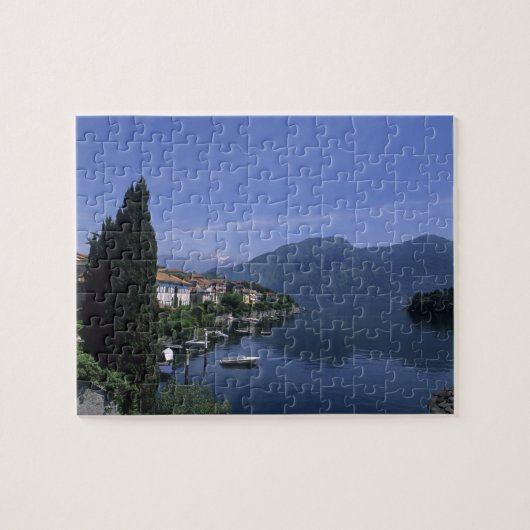 Europa, Italië, Comomeer, Tremezzo. Noordelijk Legpuzzel (Horizontaal)