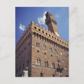 Europa, Italië, Florence. De medieval Plazzo Briefkaart (Voorkant)