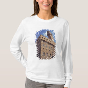 Europa, Italië, Florence. De middeleeuwse Plazzo T-shirt