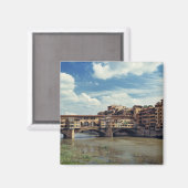Europa, Italië, Florence. De Ponte Vecchio Magneet (Voorkant / Achterkant)