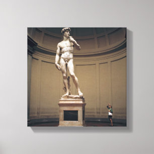 Europa, Italië, Florence. De werkelijke grootte va Canvas Afdruk