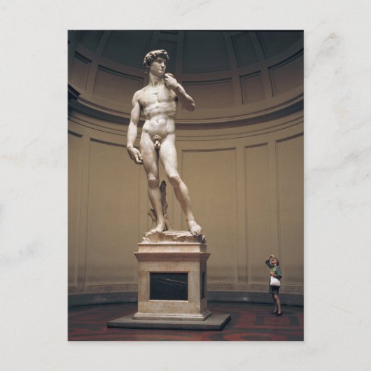 Europa, Italië, Florence. De werkelijke omvang van Briefkaart (Voorkant)