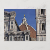Europa, Italië, Florence. Kathedraal van Duomo Briefkaart (Voorkant)