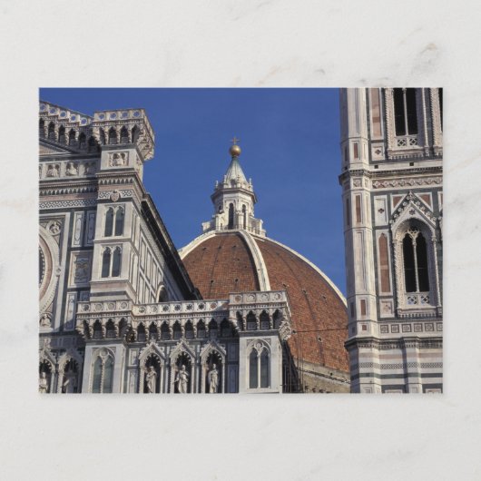 Europa, Italië, Florence. Kathedraal van Duomo Briefkaart (Voorkant)