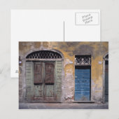 Europa, Italië, Lucca. Deze oude deuren voegen toe Briefkaart (Voorkant / Achterkant)