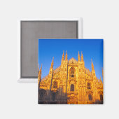 Europa, Italië, Milaan, de kathedraal van Milaan Magneet (Voorkant / Achterkant)