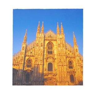 Europa, Italië, Milaan, Dom van Milaan Notitieblok