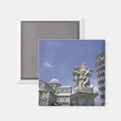 Europa, Italië, Pisa, Leaning Tower of Pisa Magneet (Voorkant / Achterkant)