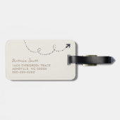 Europa Italië Reizen Gepersonaliseerde Naam Bagage Bagagelabel (Achterkant horizontaal)