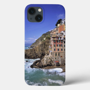 Europa, Italië, Riomaggiore. Riomaggiore is gebouw iPhone 13 Hoesje