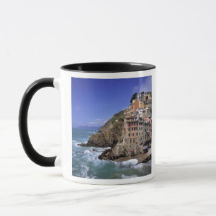Europa, Italië, Riomaggiore. Riomaggiore is gebouw Mok