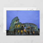 Europa, Italië, Rome. Avond uitzicht van de Briefkaart (Voorkant / Achterkant)