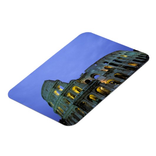 Europa, Italië, Rome. Avond uitzicht van de Magneet (Linkerzijde)