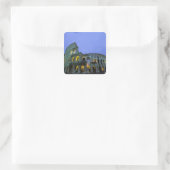 Europa, Italië, Rome. Avond uitzicht van de Vierkante Sticker (Tas)