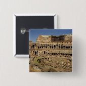 Europa, Italië, Rome. Het Colosseum (ook bekend al Vierkante Button 5,1 Cm (Voorkant /achterkant)