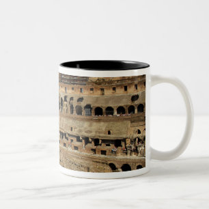 Europa, Italië, Rome. Het Colosseum (ook wel Tweekleurige Koffiemok